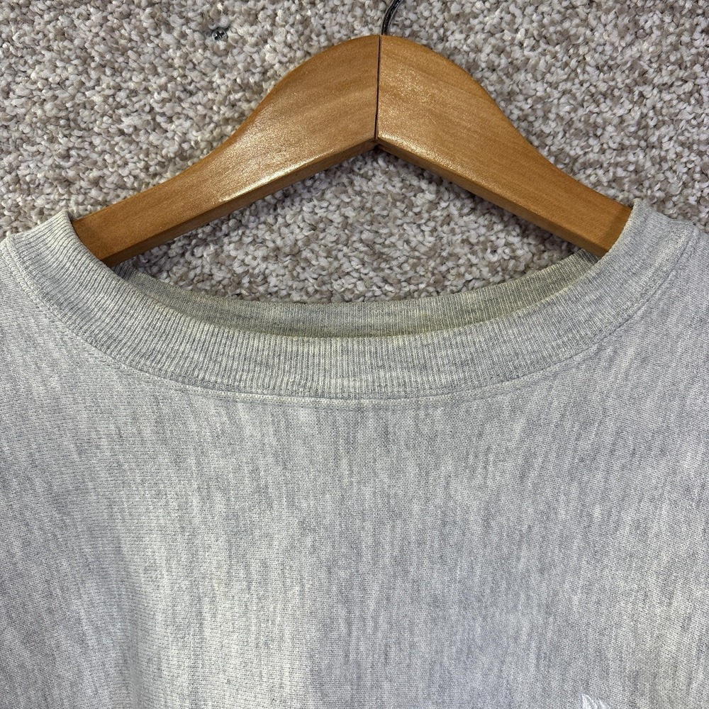 Minnesota Vikings Sweatshirt Womens Large Gray NFL Football Champion Cropped - Picture 4 of 9